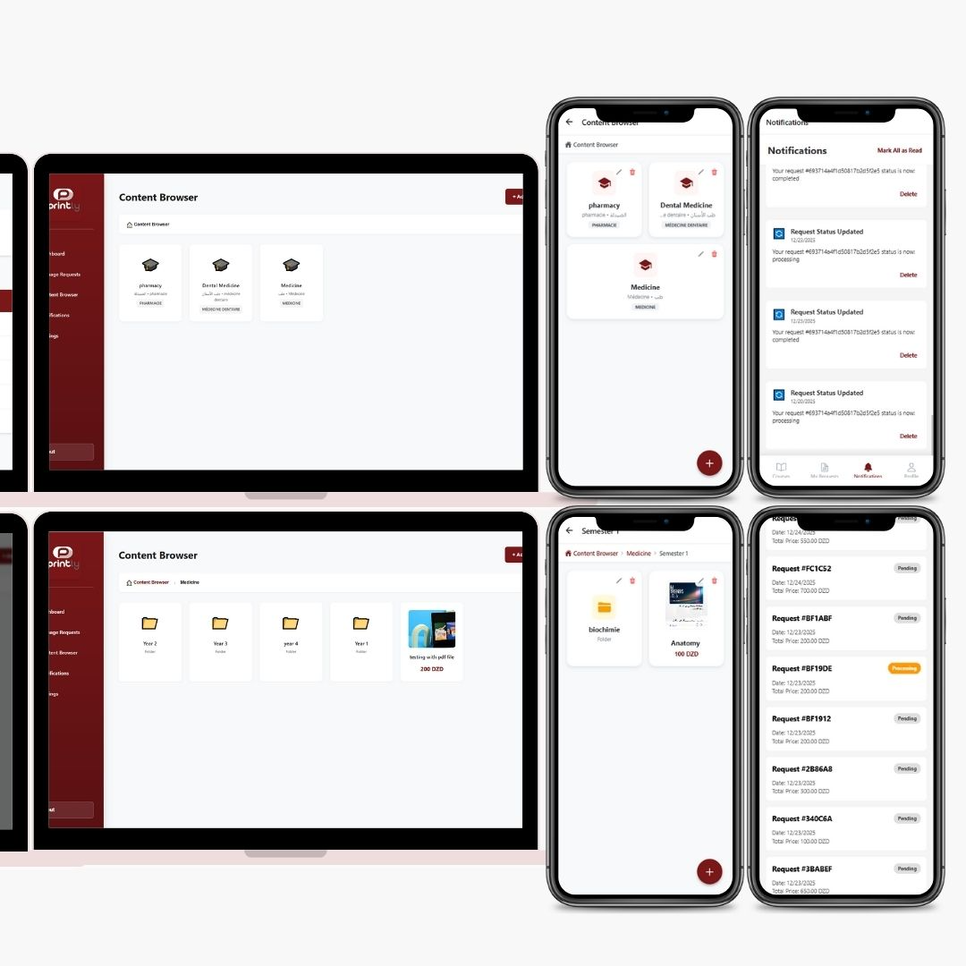 Student Printing Management System