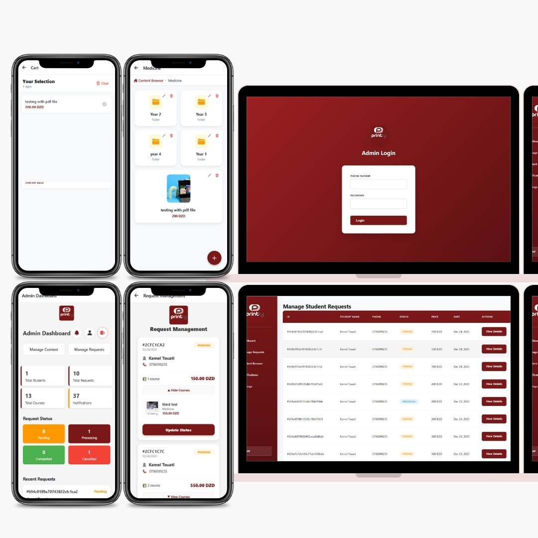 Student Printing Management System